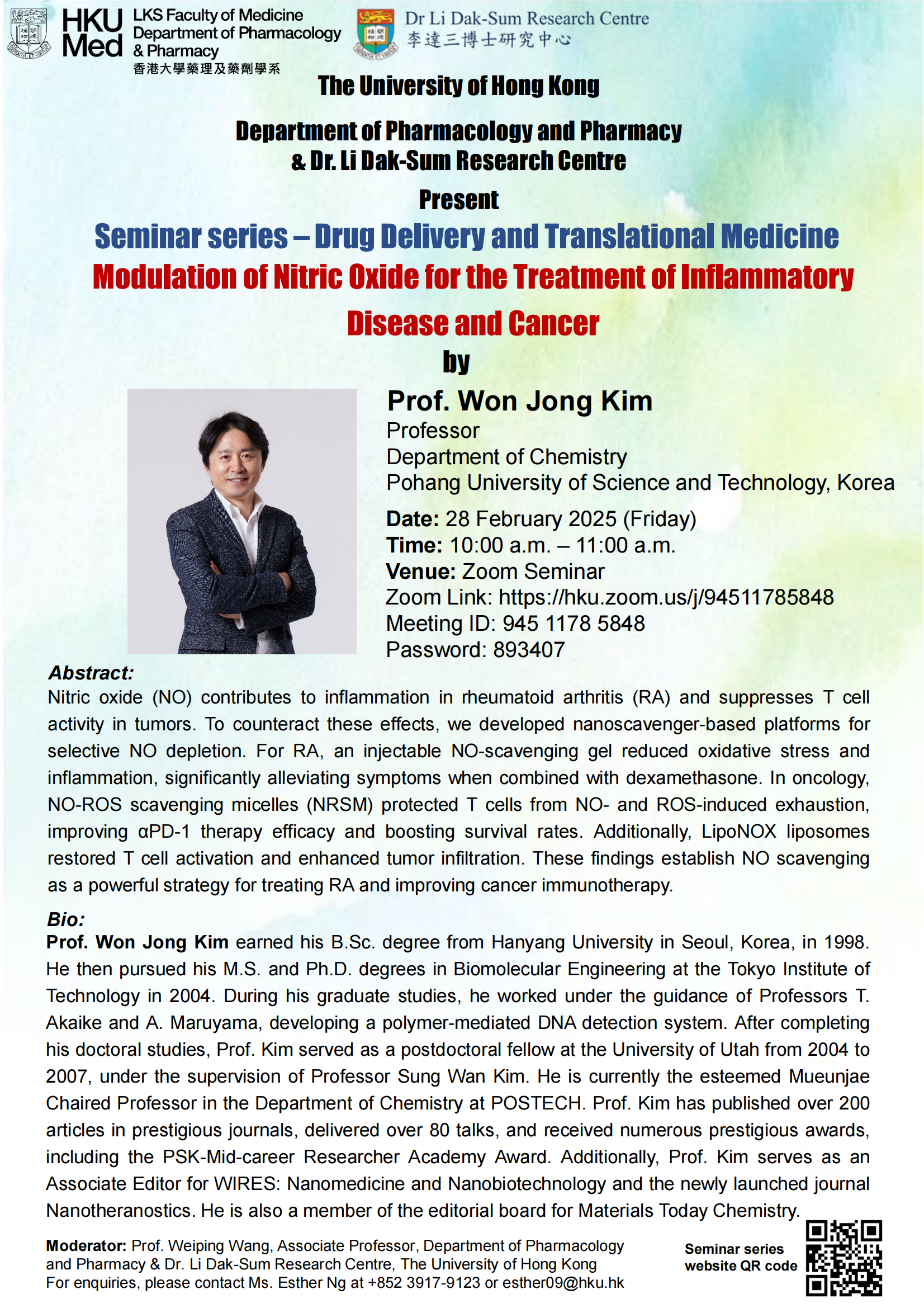 Poster_Prof. Won Jong Kim_00